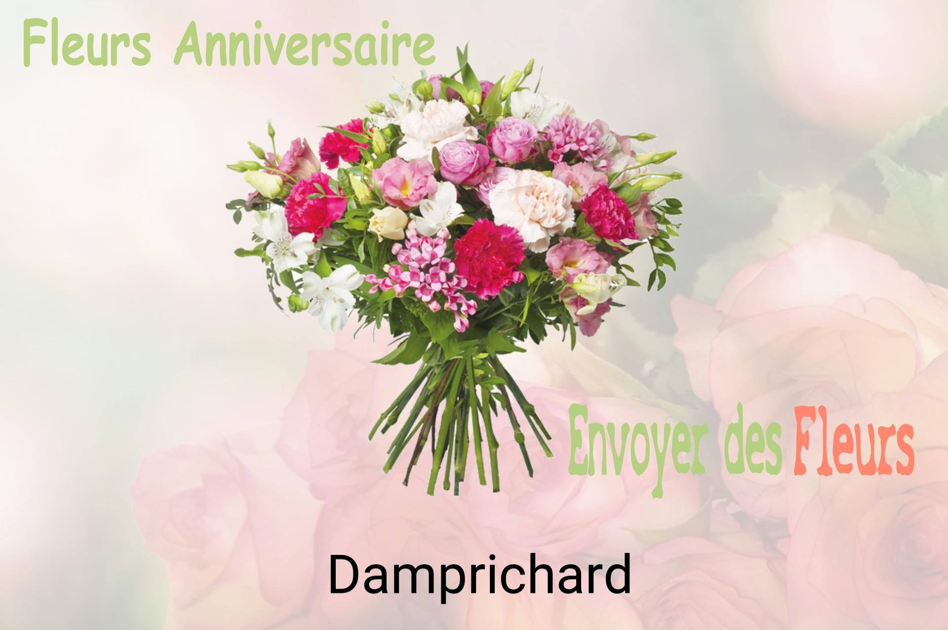 Bouquet de fleurs d’anniversaire livré à Damprichard