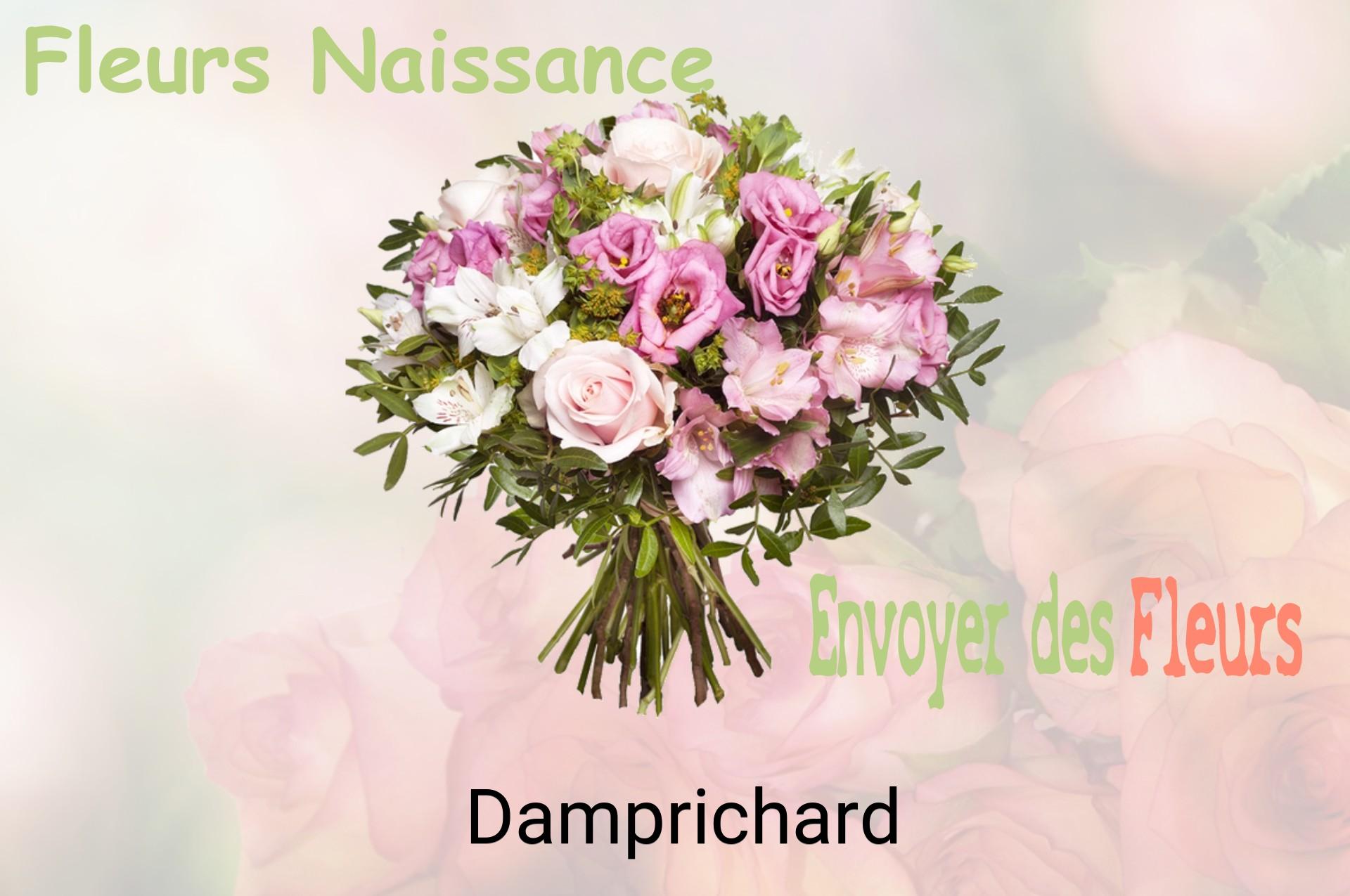 Bouquet de fleurs de naissance livré à Damprichard